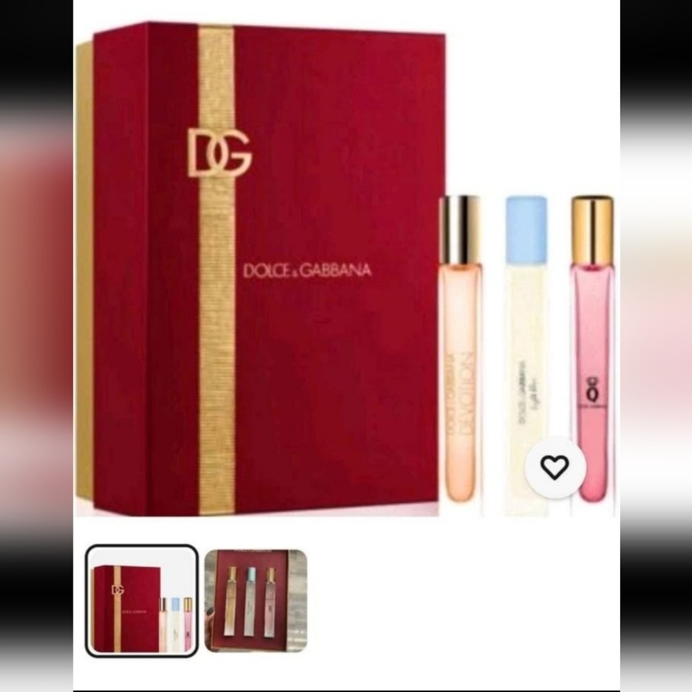 Dolce & Gabbana Women's Gift Trio Set Travel Size 3 Pcs New In Box